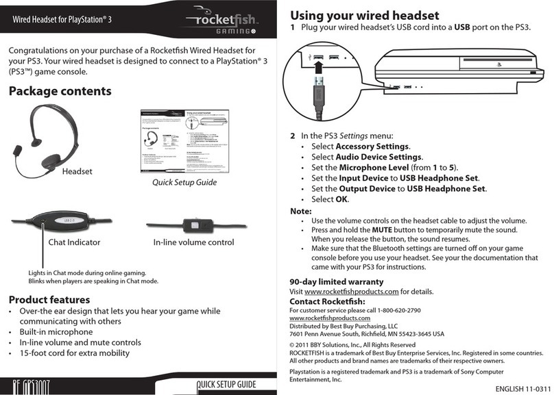 Rocket Fish RF-GPS3007 User manual