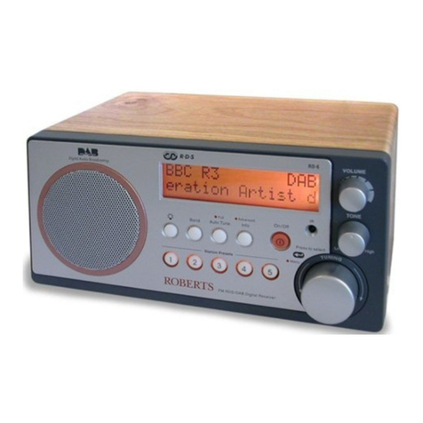 Roberts RD-6 User manual