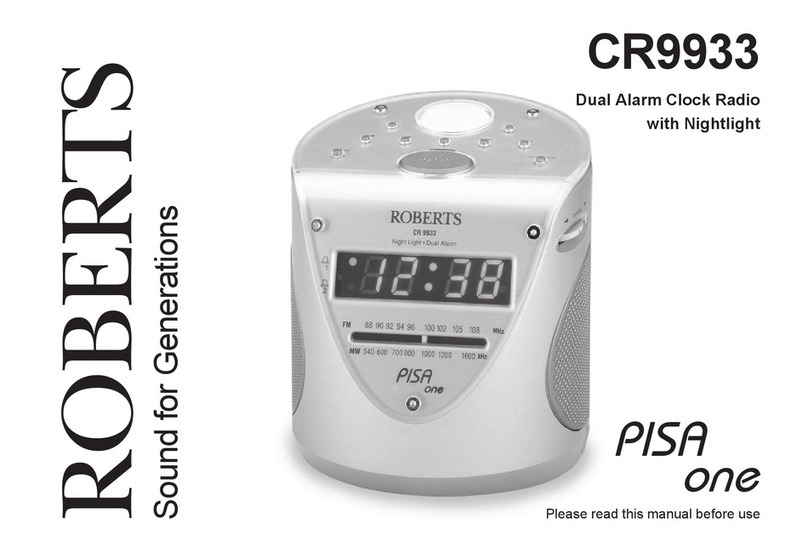 Roberts CR9933 User manual