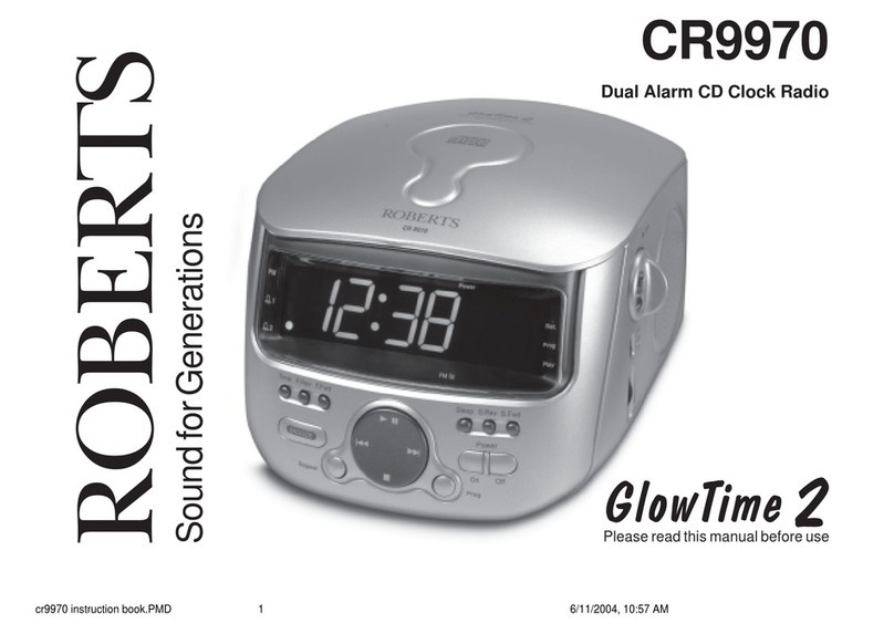Roberts CR9970 User manual