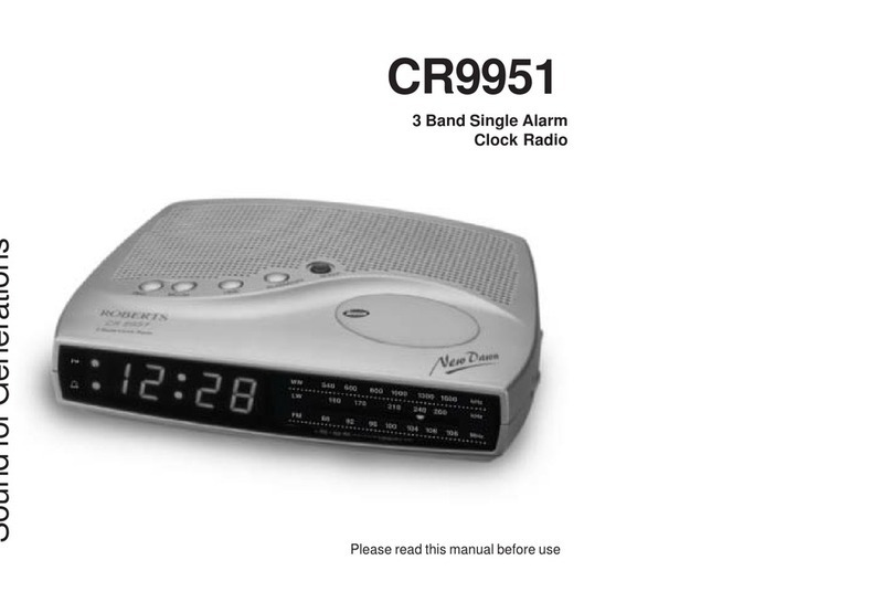 Roberts CR9951 User manual