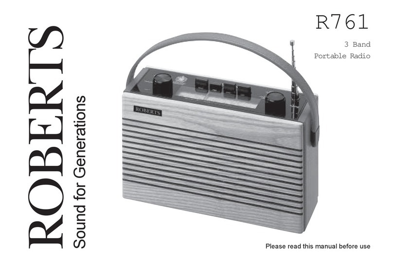 Roberts R761 User manual Roberts R761 User manual