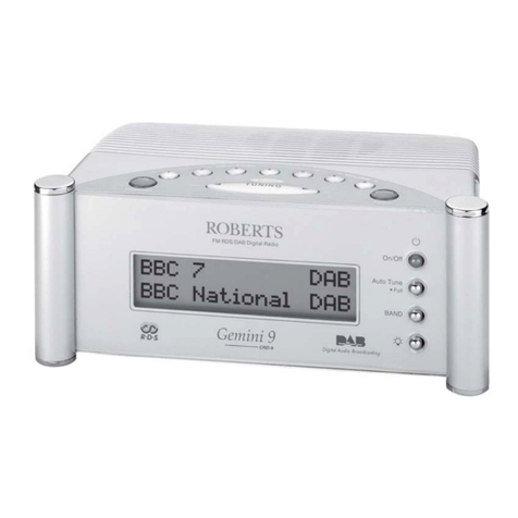 Roberts CRD-9 User manual