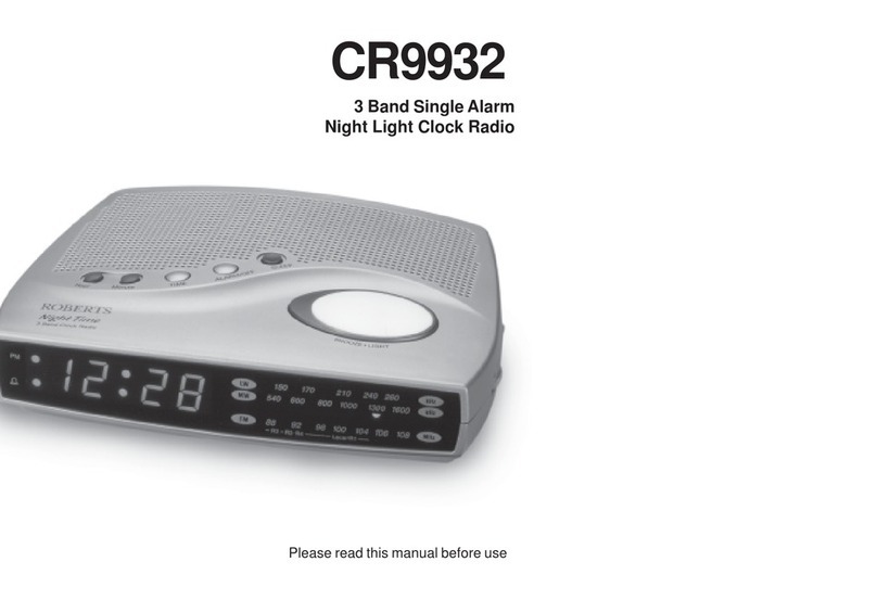 Roberts CR9932 User manual