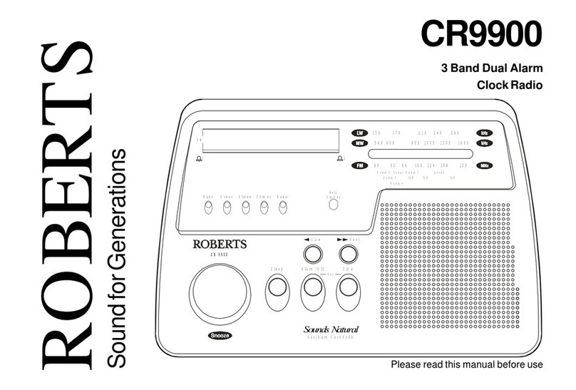 Roberts CR9900 User manual