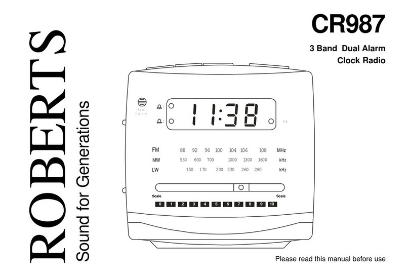 Roberts CR987 user manual