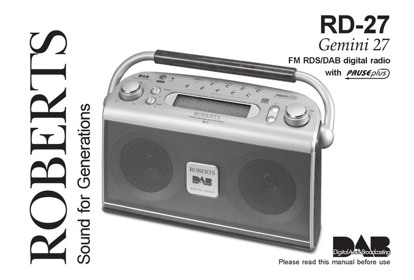 Roberts RD-27 User manual