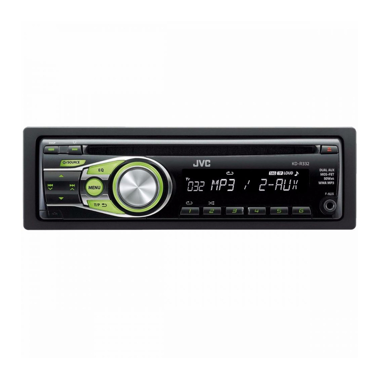 JVC KD-R332 Connection manual