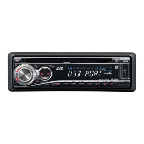 JVC CD Receiver KD-G632 User manual