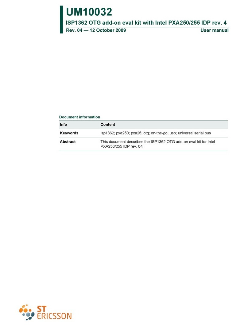 ST-Ericsson UM10032 user manual