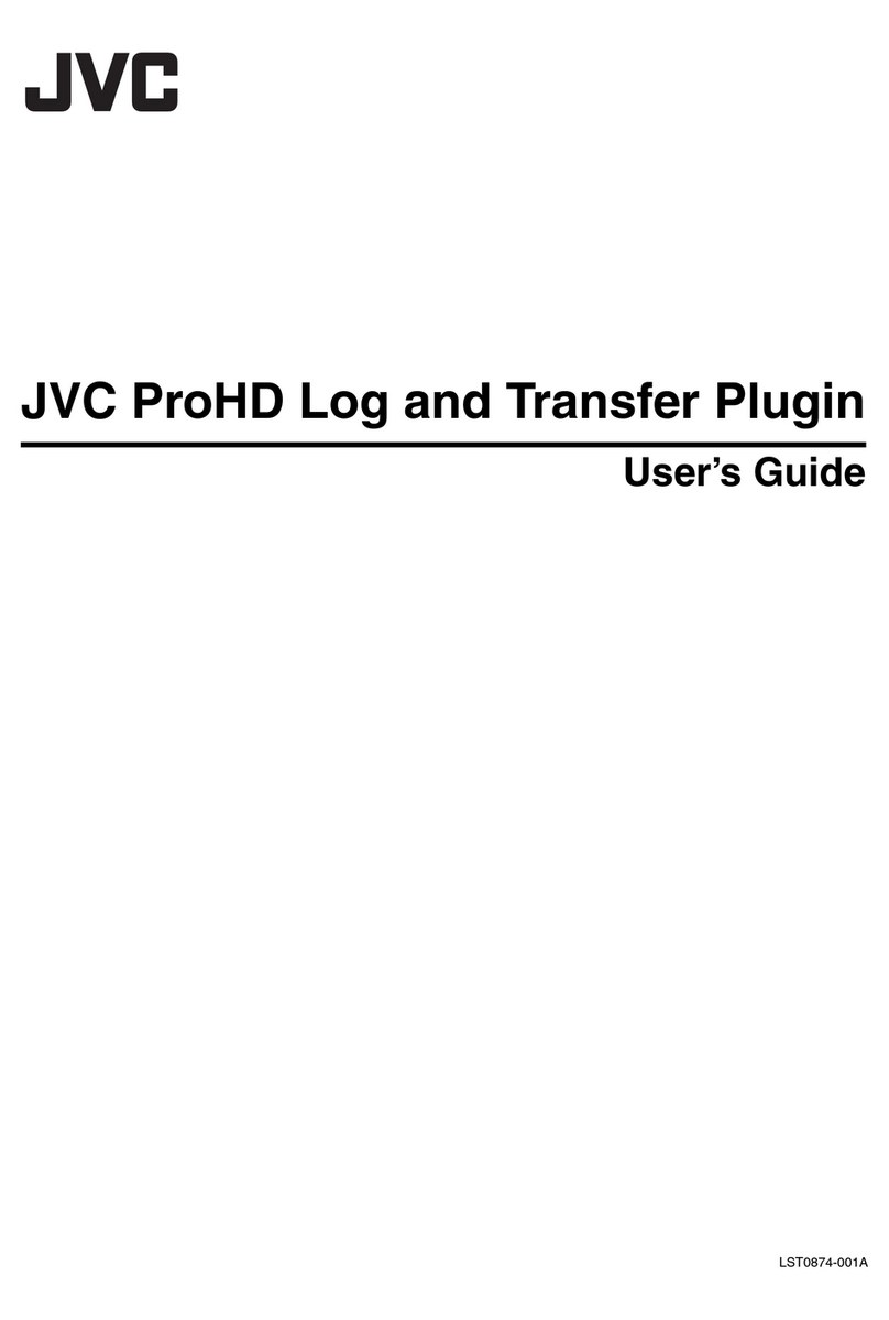 JVC ProHD Log User manual