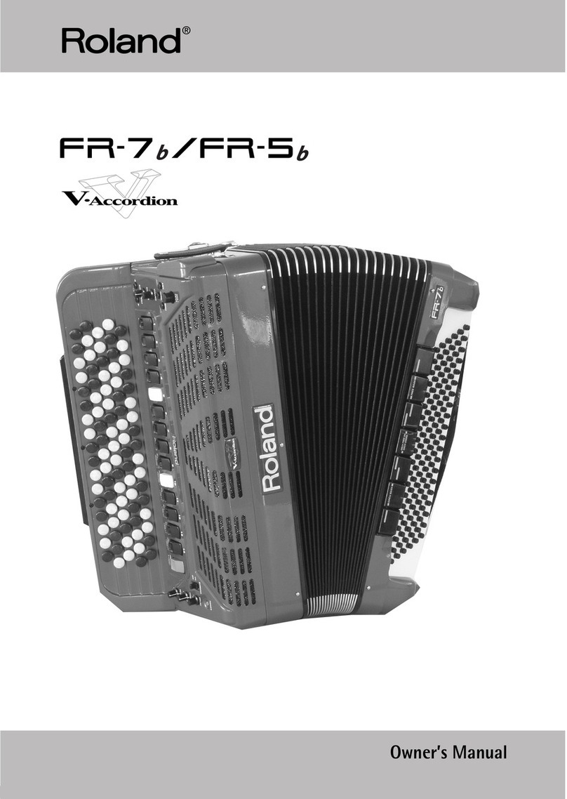 Roland V-ACCORDION FR-5 User manual