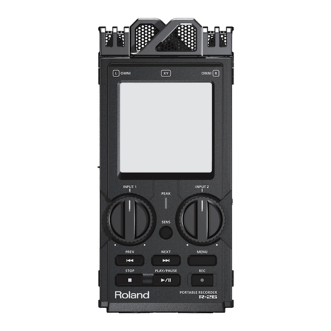Roland R-26 User manual Roland R-26 User manual