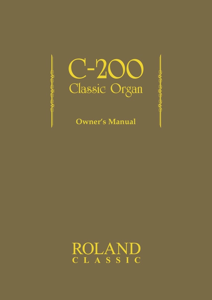 Roland Classic C-200 User manual