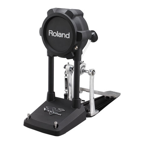 Roland V-Drums KD-9 User manual Roland V-Drums KD-9 User manual