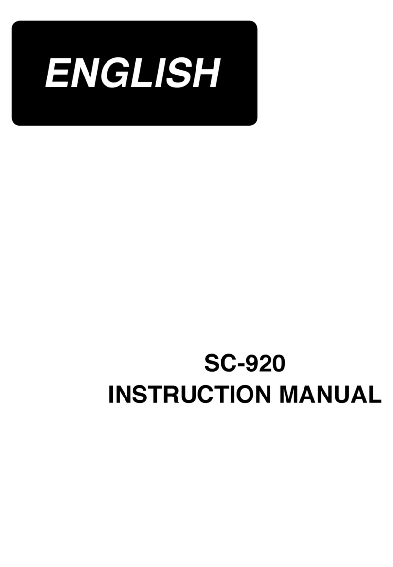 JUKI SC-920 User manual