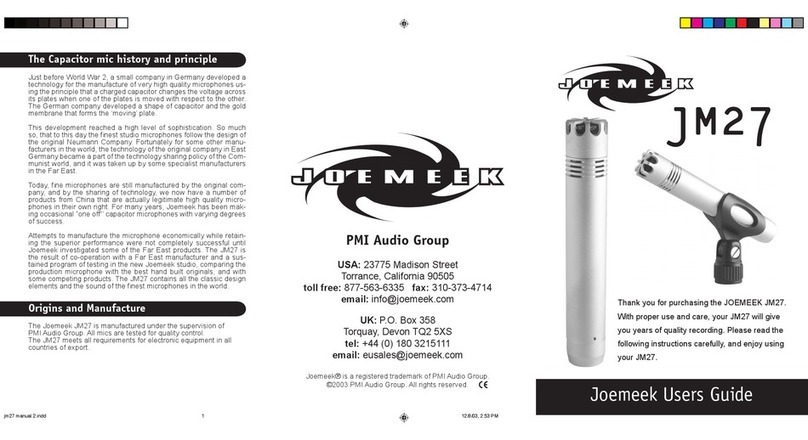 Joemeek JM27 user guide
