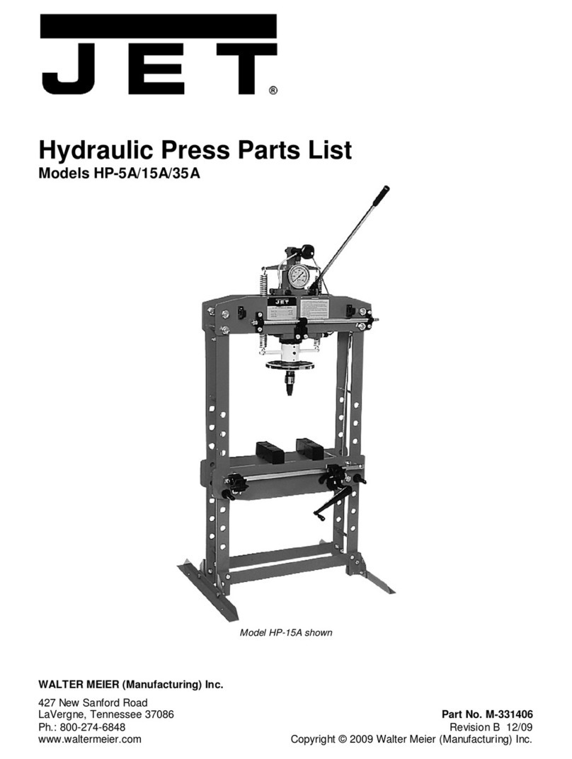 Jet HP-5A parts list