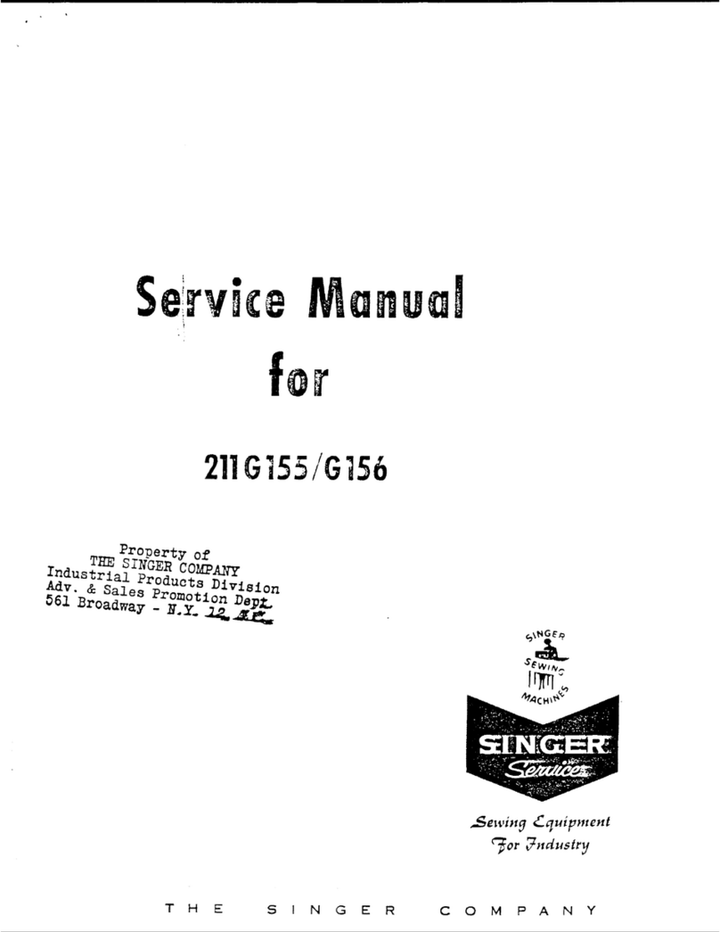 Singer 211G155 Service manual