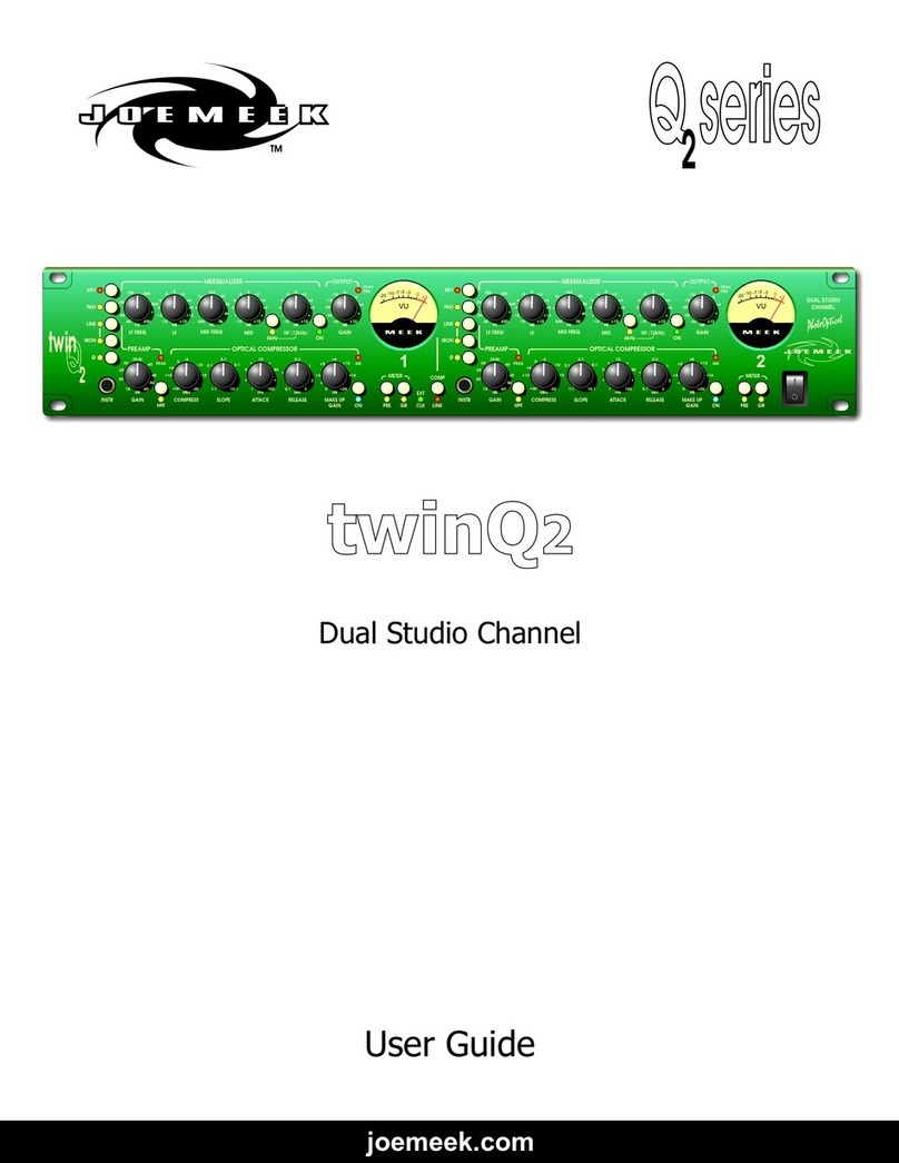 Joemeek twinQ2 User manual Joemeek twinQ2 User manual