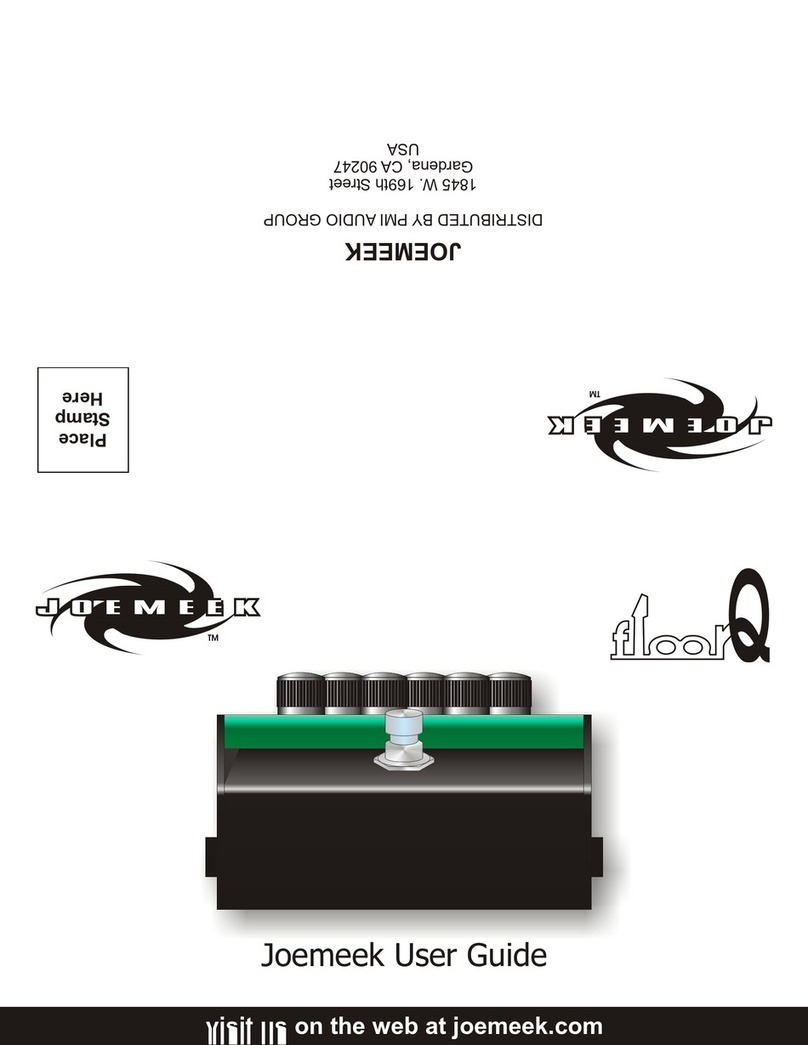 Joemeek FloorQ User manual Joemeek FloorQ User manual