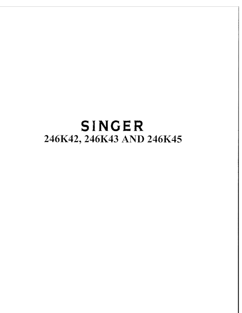 Singer 246K42 Service manual and parts list