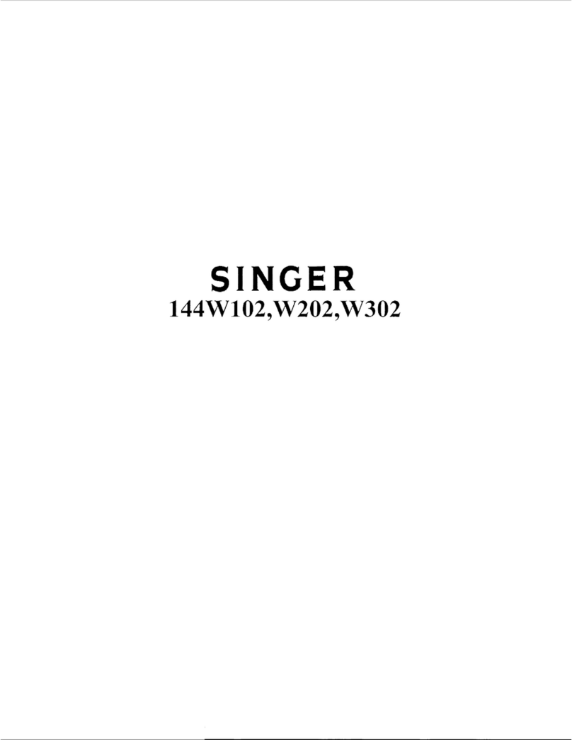 Singer 144W102 Instructions for using