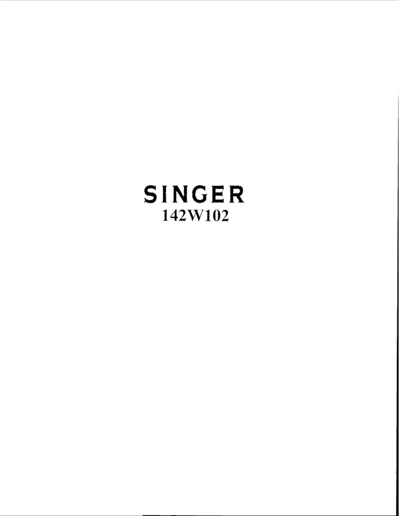 Singer 142W102 Instructions for using
