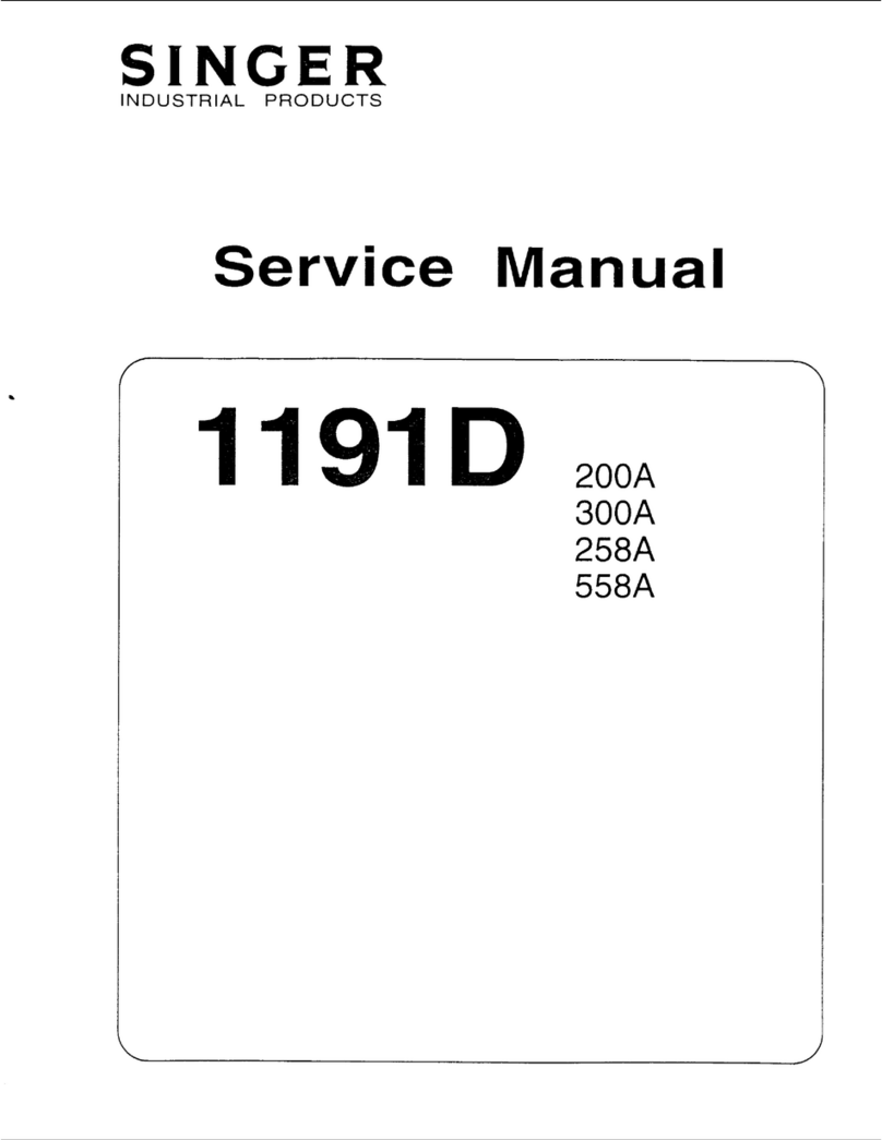 Singer 1191D200A Service manual