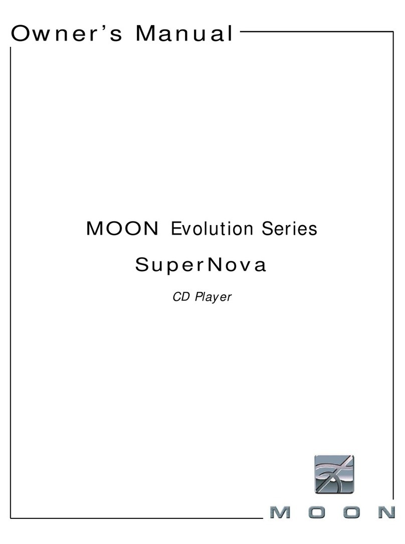 moon MOON Evolution SuperNova User manual
