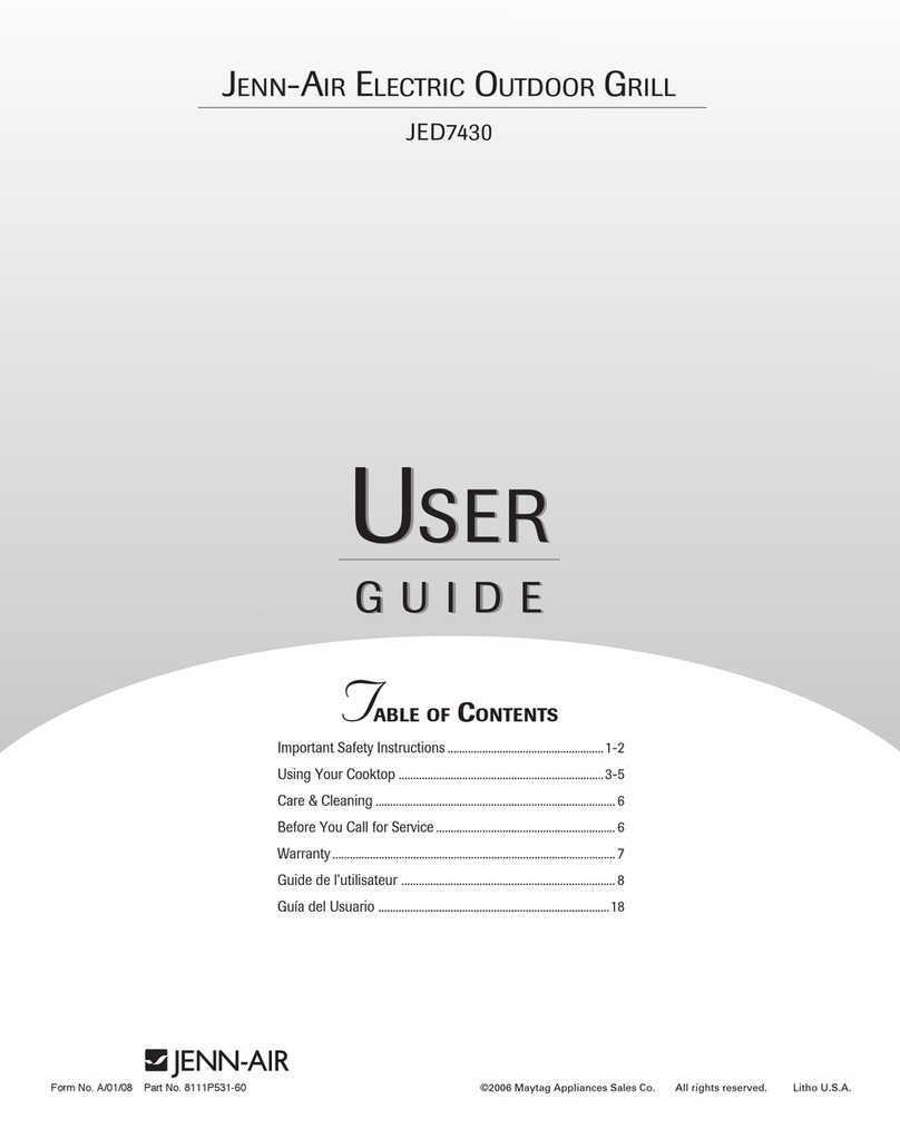Jenn-Air JED7430 user guide