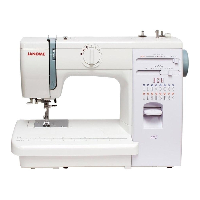 Janome 415 Instruction book