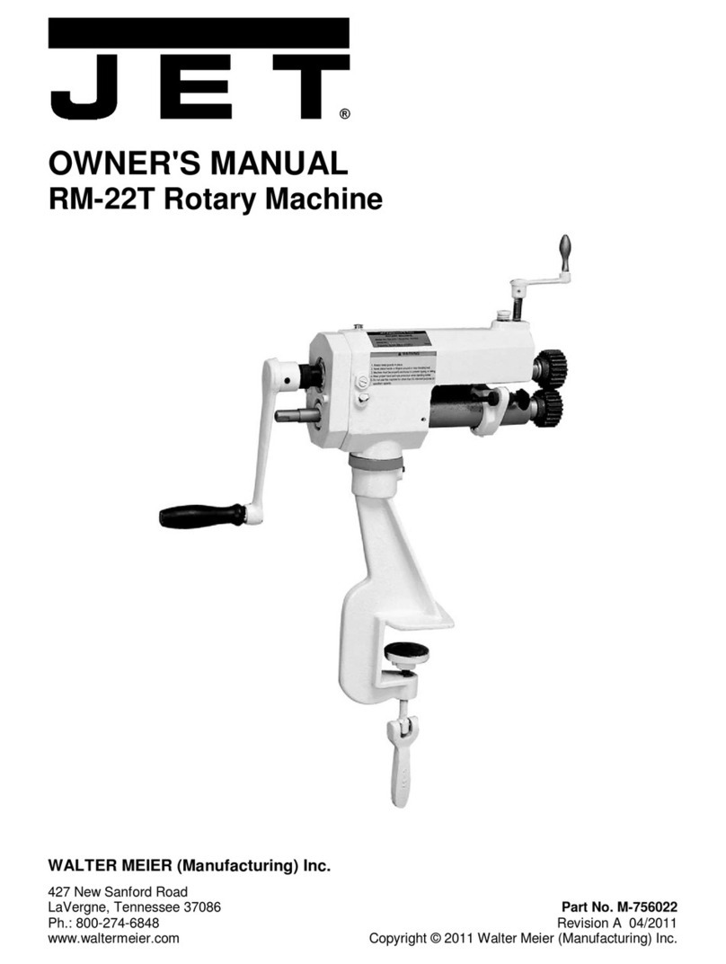 Jet RM-22T User manual