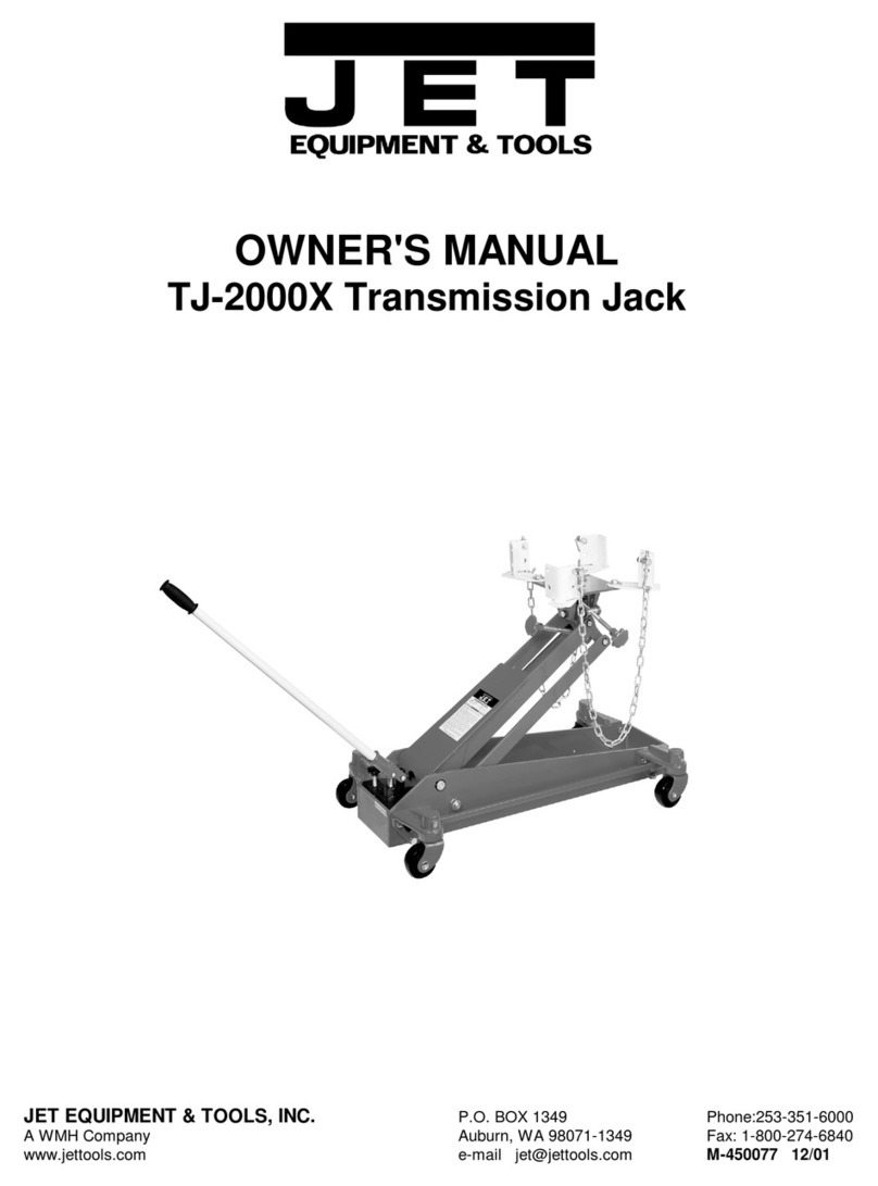 Jet TJ-2000X User manual