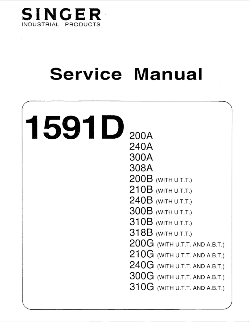 Singer 1591D200A Service manual