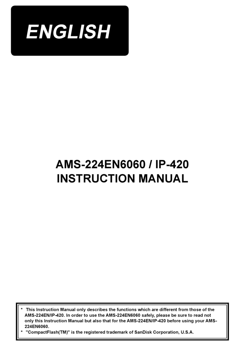 JUKI AMS-224EN6060/IP-420 User manual