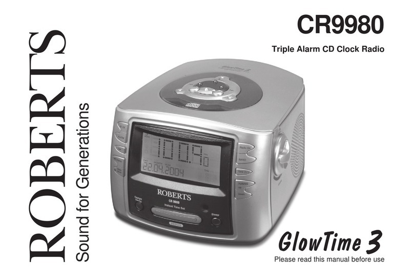 Roberts CR9980 User manual