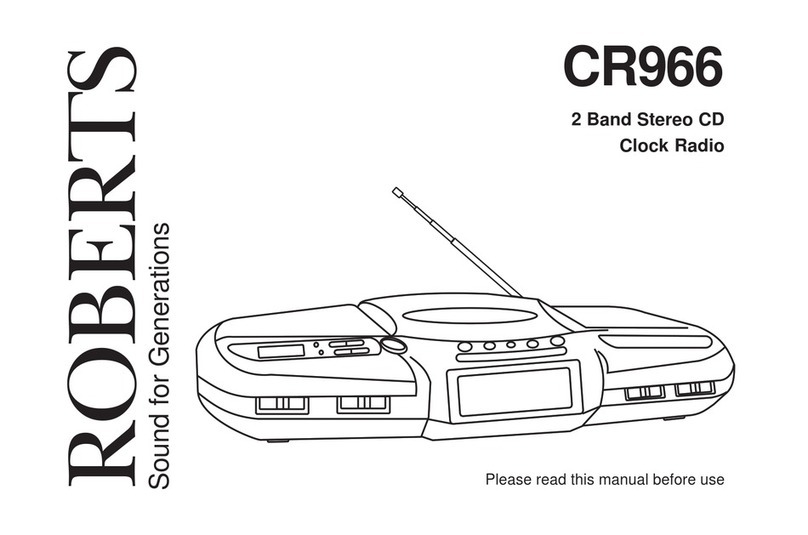 Roberts CR966 User manual