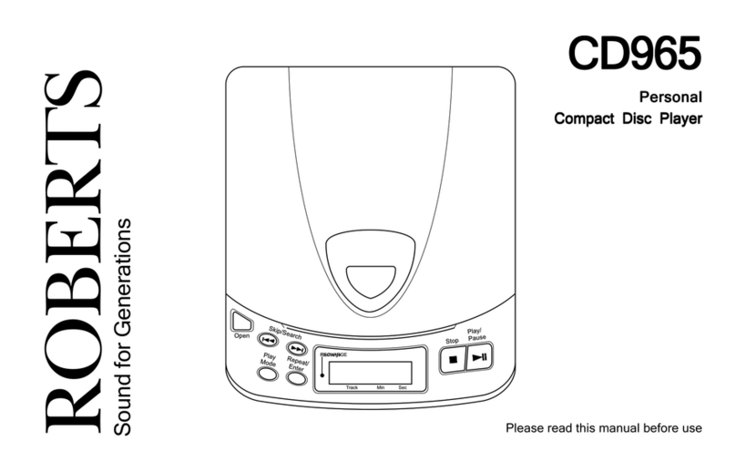 Roberts CD965 manual&nbsp;