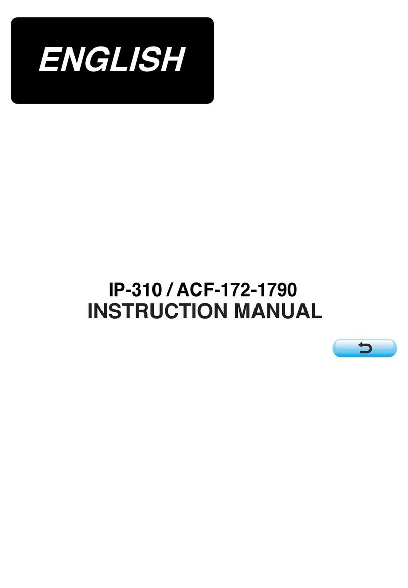 JUKI IP-310/ACF-172-1790 User manual JUKI IP-310/ACF-172-1790 User manual