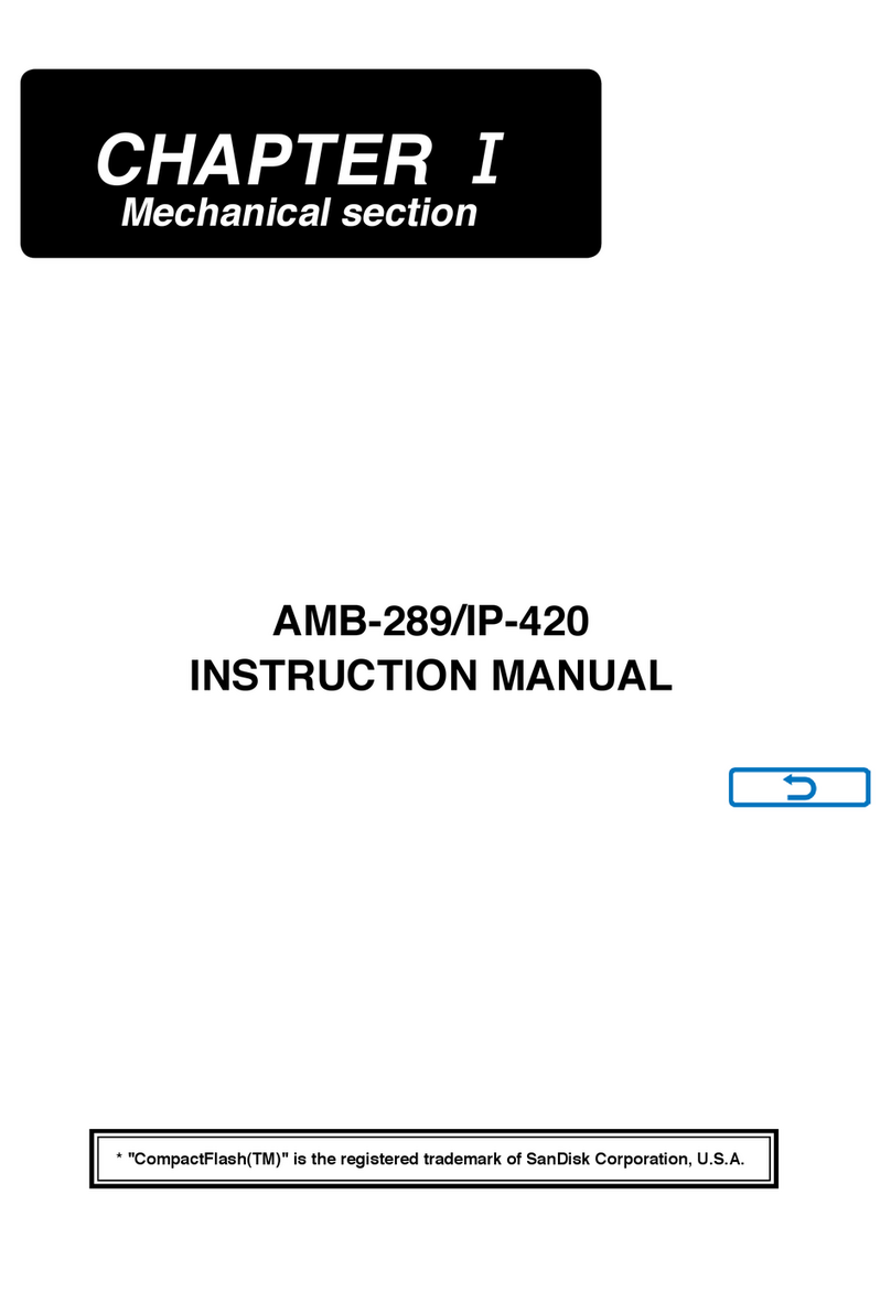 JUKI AMB-289/IP-420 User manual JUKI AMB-289/IP-420 User manual