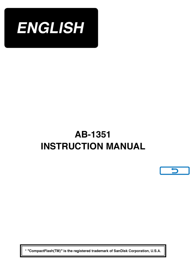 JUKI AB-1351 User manual JUKI AB-1351 User manual