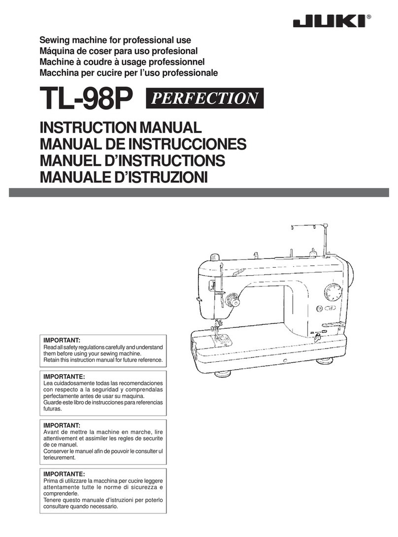 JUKI TL-98P perfection instruction manual
