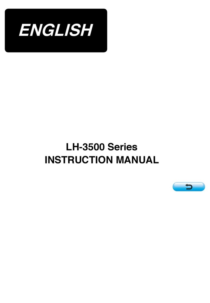JUKI LH-3500 Series User manual JUKI LH-3500 Series User manual