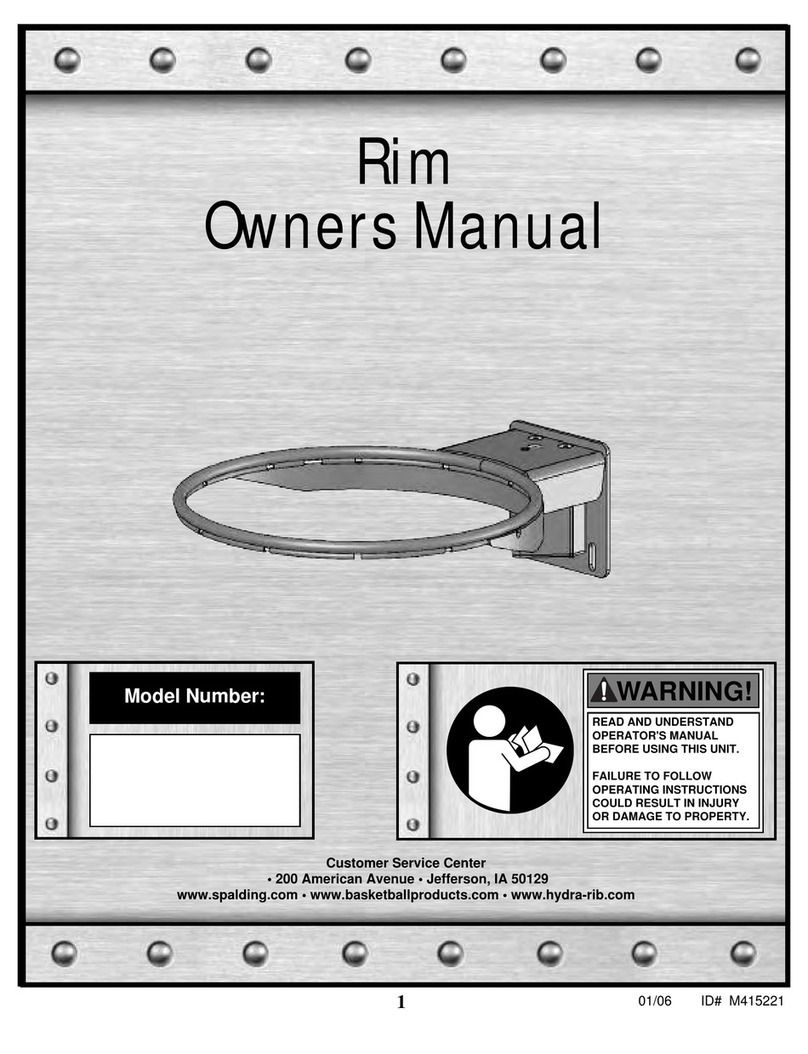 SPALDING M415221 owner's manual