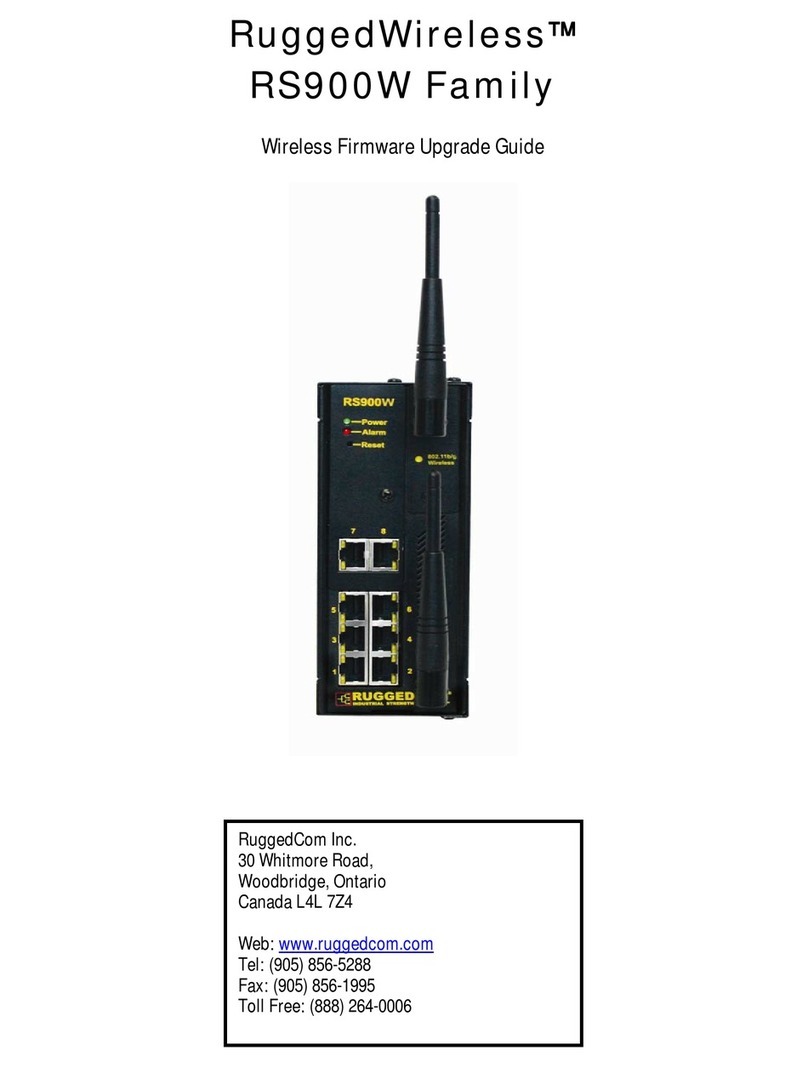 RuggedCom RuggedWireless RS900W Family Upgrade guide