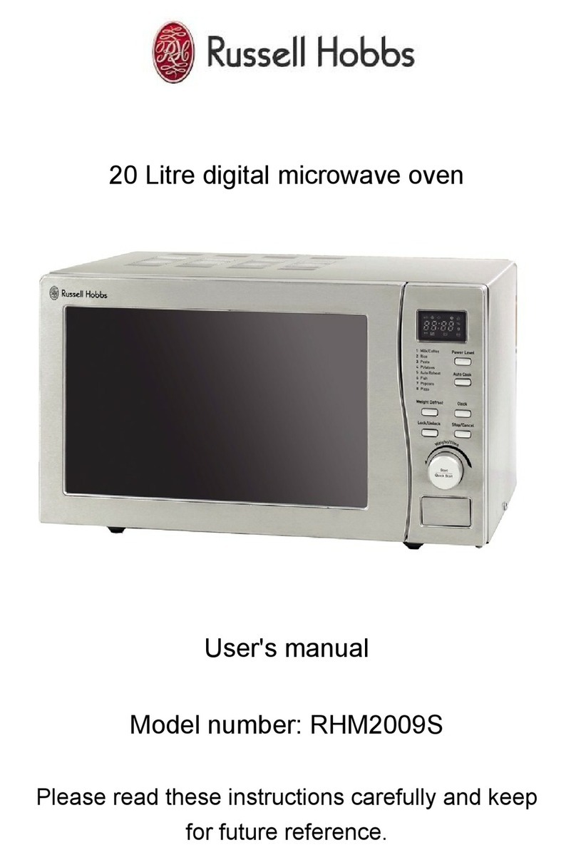 Russell Hobbs RHM2009S User manual