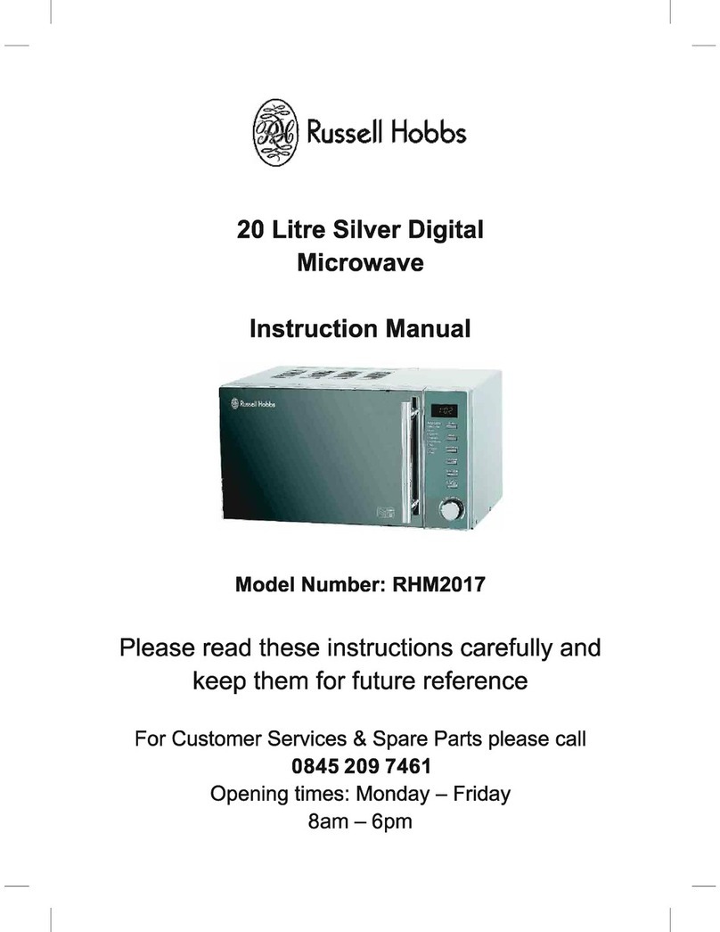 Russell Hobbs RHM2017 instruction manual