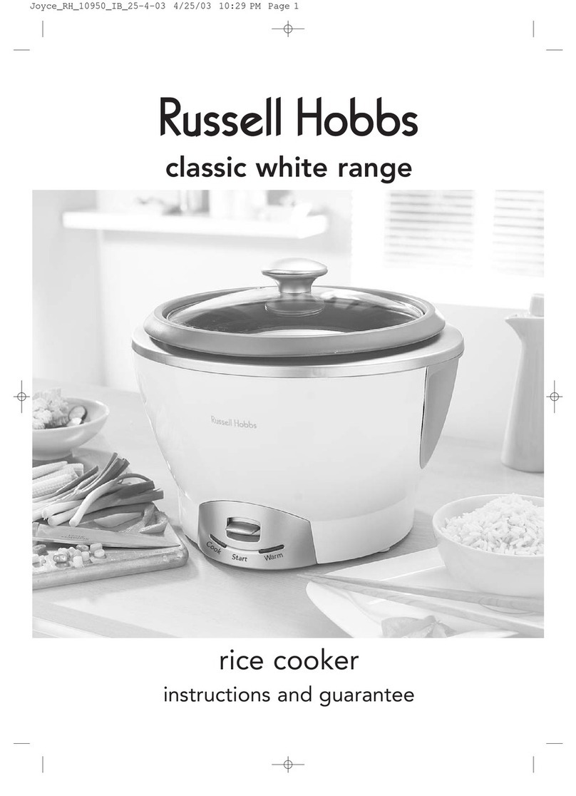 Russell Hobbs JOYCE RH 10950 Product information sheet