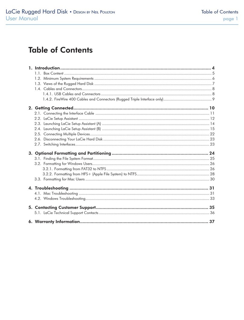 LaCie Rugged All-Terrain User manual